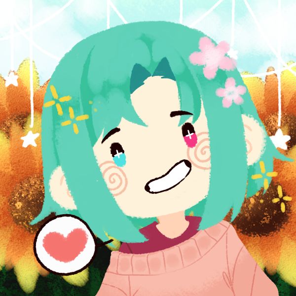 A portrait of the website owner, done in a picrew